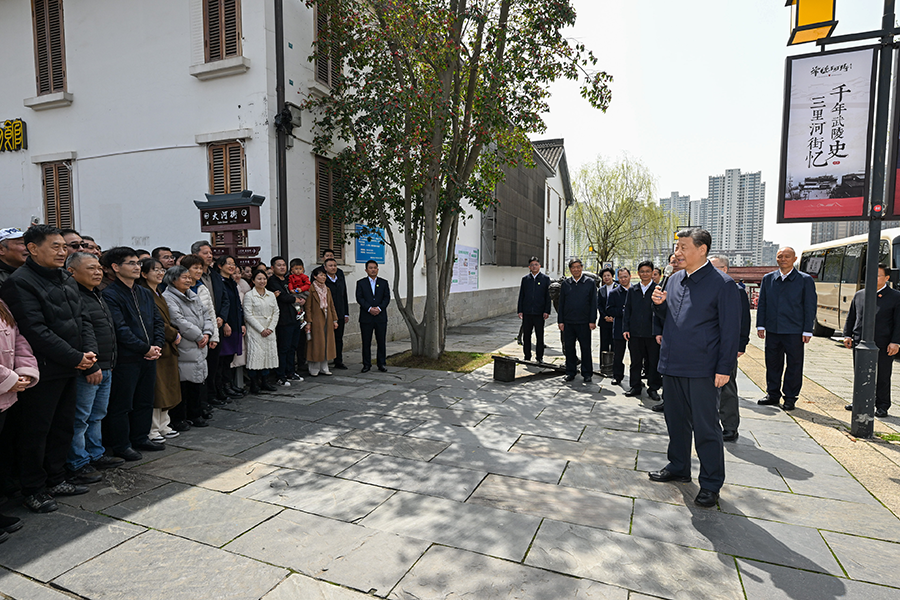 習(xí)近平在湖南常德市考察調(diào)研